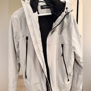 Calvin Klein Men's Light Gray Performance Jacket